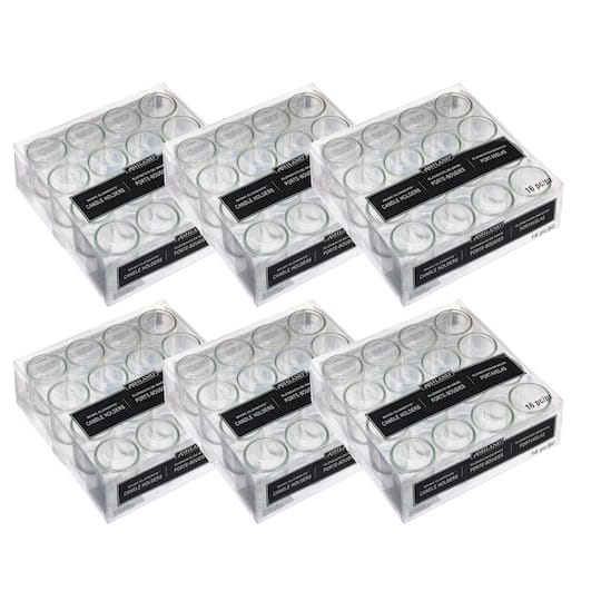 6 Packs: 16 ct. (96 total) Clear Votive Holders by Ashland&#xAE; Basic Elements&#x2122;